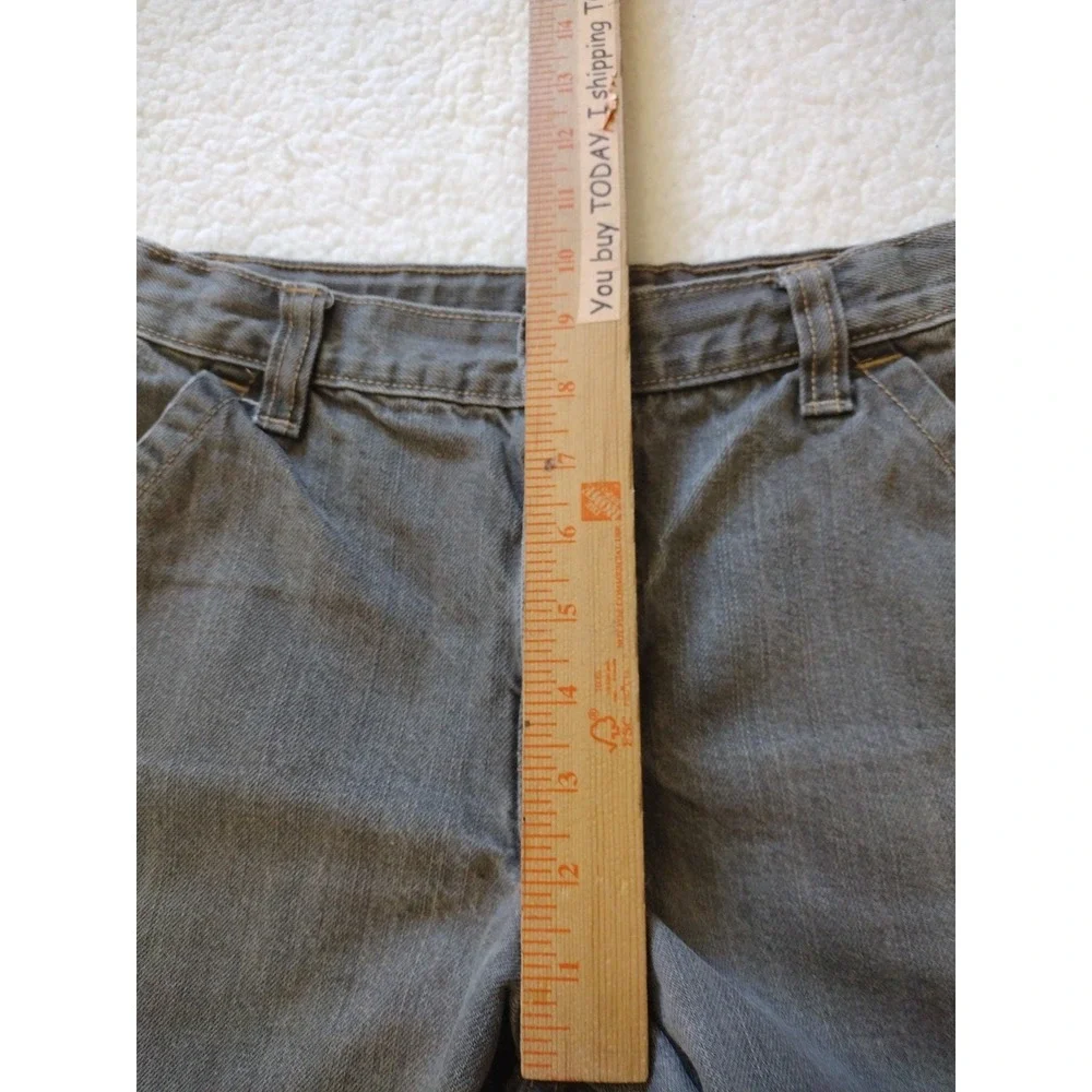 Old Navy Bermuda Shorts‎ Kids Boy 14 Gray Denim Adjustable Waist Band  Mid-Rise